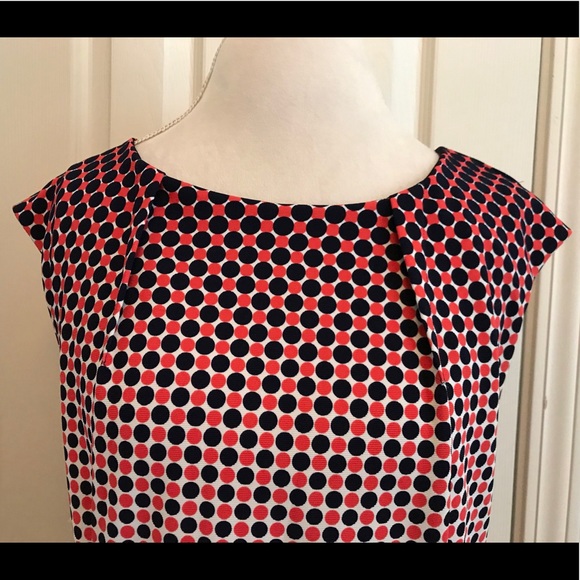 Cute White, Red and Blue Dress - Picture 2 of 8